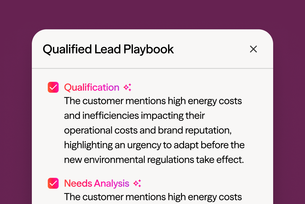 AI automation playbook UI